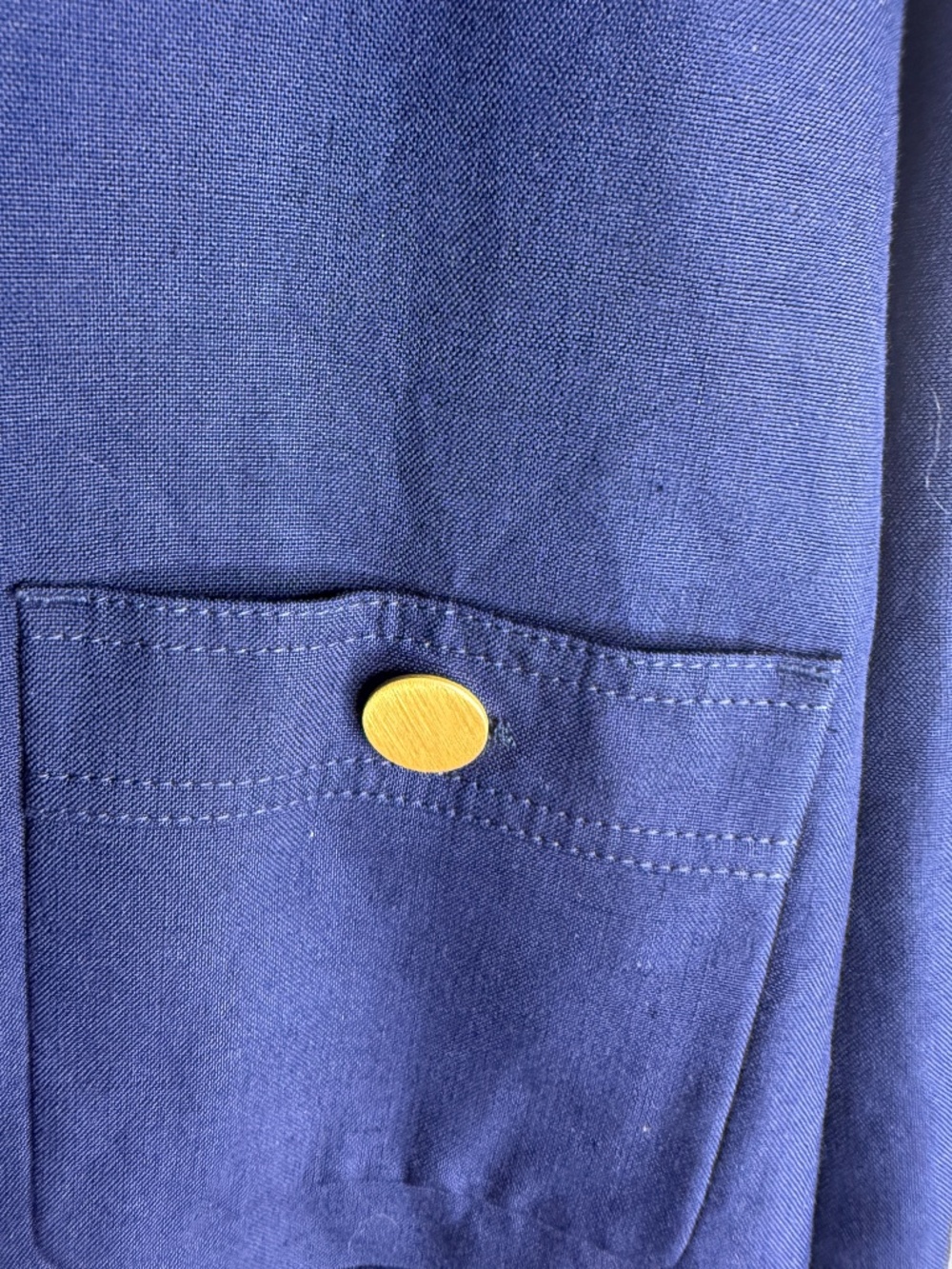 Rare Gucci Uniform Jacket Navy Gold Button Utility Blazer Made in Bulgaria SizeM - Picture 9 of 9